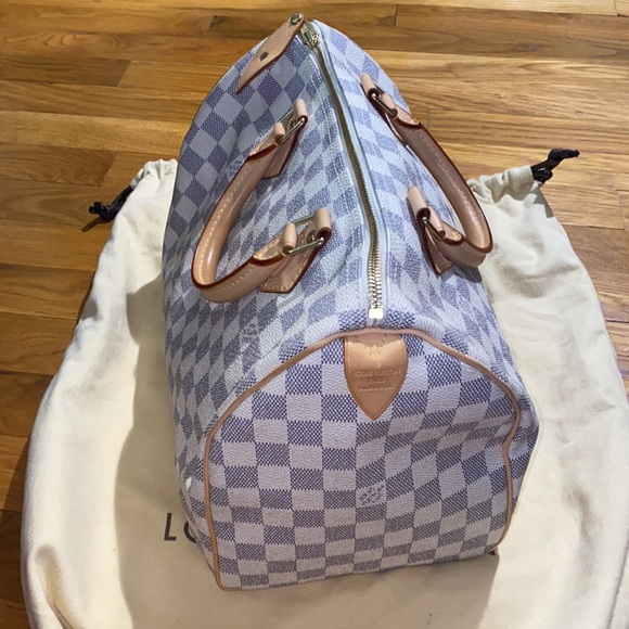 AUTHENTIC - Louis Vuitton - Damier Azur - Speedy 30 - Picture 2 of 16
